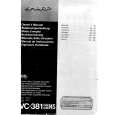 SHARP VC381GB/GS/N/S Owners Manual SHARP VC381GB/GS/N/S Owners Manual