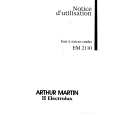 ARTHUR MARTIN ELECTROLUX EM2110 Owners Manual ARTHUR MARTIN ELECTROLUX EM2110 Owners Manual