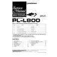PIONEER PLL800 Service Manual PIONEER PLL800 Service Manual