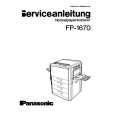 PANASONIC FP-1670 Service Manual PANASONIC FP-1670 Service Manual