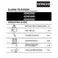 HITACHI 42HDX60 Owners Manual HITACHI 42HDX60 Owners Manual
