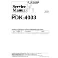 PIONEER PDK-4003/WL Service Manual PIONEER PDK-4003/WL Service Manual