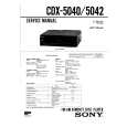 SONY CDX5040 Service Manual SONY CDX5040 Service Manual