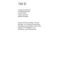 AEG 740D-M Owners Manual AEG 740D-M Owners Manual
