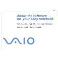 SONY PCG-FX101 VAIO Software Manual SONY PCG-FX101 VAIO Software Manual