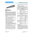 SHURE BETA 57A Owners Manual SHURE BETA 57A Owners Manual