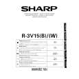 SHARP R3V15 Owners Manual SHARP R3V15 Owners Manual
