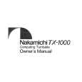 NAKAMICHI TX-1000 Owners Manual NAKAMICHI TX-1000 Owners Manual