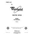WHIRLPOOL LE5780XMW2 Parts Catalog WHIRLPOOL LE5780XMW2 Parts Catalog