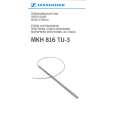 SENNHEISER MKH 816 TU-3 Owners Manual SENNHEISER MKH 816 TU-3 Owners Manual