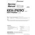 PIONEER KEH-P690/XN/UC Service Manual PIONEER KEH-P690/XN/UC Service Manual