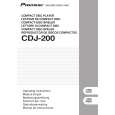 PIONEER CDJ-200/WYXJ Owners Manual PIONEER CDJ-200/WYXJ Owners Manual