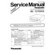 PANASONIC AG-1070DCE Service Manual PANASONIC AG-1070DCE Service Manual