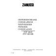 ZANUSSI ZV120R Owners Manual ZANUSSI ZV120R Owners Manual
