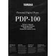 YAMAHA PDP-100 Owners Manual YAMAHA PDP-100 Owners Manual
