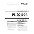 TEAC PL-D2100A Service Manual TEAC PL-D2100A Service Manual