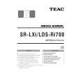 TEAC SR-LXI Service Manual TEAC SR-LXI Service Manual