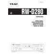 TEAC RWD280 Owners Manual TEAC RWD280 Owners Manual