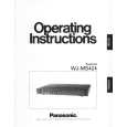 PANASONIC WJMS424 Owners Manual PANASONIC WJMS424 Owners Manual