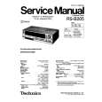 TECHNICS RSB205 Service Manual TECHNICS RSB205 Service Manual