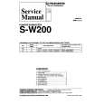 PIONEER SW200 Service Manual PIONEER SW200 Service Manual
