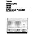 YAMAHA M508 Owners Manual YAMAHA M508 Owners Manual
