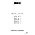 ZANUSSI ZCF115C Owners Manual ZANUSSI ZCF115C Owners Manual