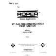 WHIRLPOOL FGP310VL5 Parts Catalog WHIRLPOOL FGP310VL5 Parts Catalog