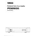 YAMAHA PD2500 Owners Manual YAMAHA PD2500 Owners Manual