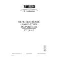 ZANUSSI ZV136R3 Owners Manual ZANUSSI ZV136R3 Owners Manual