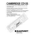 BLAUPUNKT CAMBRIDGE Owners Manual BLAUPUNKT CAMBRIDGE Owners Manual