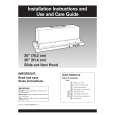 WHIRLPOOL KWVU205YBA0 Installation Manual WHIRLPOOL KWVU205YBA0 Installation Manual