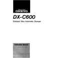 ONKYO DXC600 Owners Manual ONKYO DXC600 Owners Manual