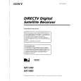 SONY SATA50 Owners Manual SONY SATA50 Owners Manual