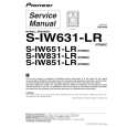 PIONEER S-IW631-LR/XTM/UC Service Manual PIONEER S-IW631-LR/XTM/UC Service Manual