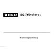 UHER EG750 STEREO Owners Manual UHER EG750 STEREO Owners Manual