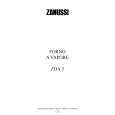 ZANUSSI ZOA5VAP Owners Manual ZANUSSI ZOA5VAP Owners Manual