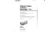 SONY DCR-VX700 Owners Manual SONY DCR-VX700 Owners Manual