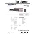 SONY CDX565MXRF Service Manual SONY CDX565MXRF Service Manual
