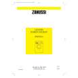 ZANUSSI ZWF384 Owners Manual ZANUSSI ZWF384 Owners Manual