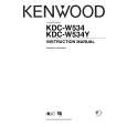 KENWOOD KDC-W534 Owners Manual KENWOOD KDC-W534 Owners Manual