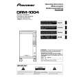 PIONEER DRM-1004 Owners Manual PIONEER DRM-1004 Owners Manual