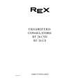 REX-ELECTROLUX RF26CS Owners Manual REX-ELECTROLUX RF26CS Owners Manual