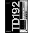 HARMAN KARDON TD192 Owners Manual HARMAN KARDON TD192 Owners Manual