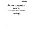 ORION TV205VT Service Manual ORION TV205VT Service Manual