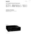 SONY STR-AV900 Owners Manual SONY STR-AV900 Owners Manual
