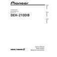 PIONEER DEH-2100IB/XS/UC Owners Manual PIONEER DEH-2100IB/XS/UC Owners Manual