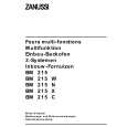 ZANUSSI BMC215 Owners Manual ZANUSSI BMC215 Owners Manual