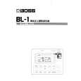 BOSS BL-1 Owners Manual BOSS BL-1 Owners Manual