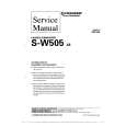 PIONEER SW505 XE Service Manual PIONEER SW505 XE Service Manual